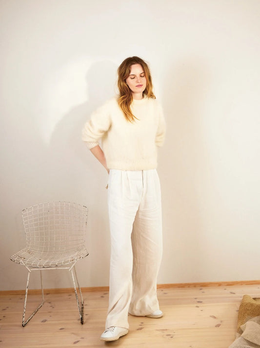 Sandnes Garn Spencer Sweater Pattern (Ballerina Chunky Mohair) 2409 No.7