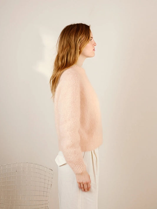 Sandnes Garn Spencer Sweater Pattern (Ballerina Chunky Mohair) 2409 No.7